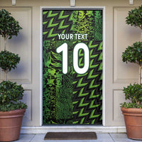 Custom Nigeria Football Door Cover Super Eagles Champions - Wonder Print Shop