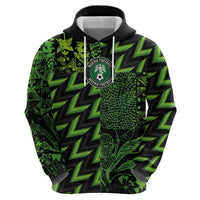 Custom Nigeria Football Hoodie Super Eagles Champions - Wonder Print Shop