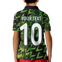 Custom Nigeria Football Kid Polo Shirt Super Eagles Champions - Wonder Print Shop