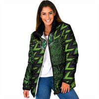 Custom Nigeria Football Padded Jacket Super Eagles Champions - Wonder Print Shop