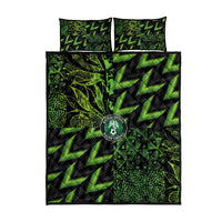 Nigeria Football Quilt Bed Set Super Eagles Champions - Wonder Print Shop