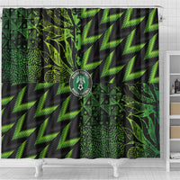 Nigeria Football Shower Curtain Super Eagles Champions - Wonder Print Shop