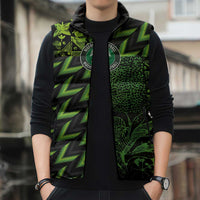 Custom Nigeria Football Sleeveless Puffer Jacket Super Eagles Champions - Wonder Print Shop