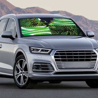 Custom Nigeria Football Auto Sun Shade Super Eagles Spirit - Wonder Print Shop