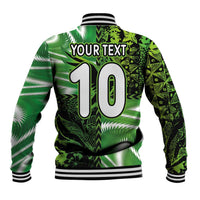 Custom Nigeria Football Baseball Jacket Super Eagles Spirit - Wonder Print Shop