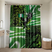 Custom Nigeria Football Bathroom Set Super Eagles Spirit - Wonder Print Shop