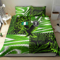 Nigeria Football Bedding Set Super Eagles Spirit - Wonder Print Shop