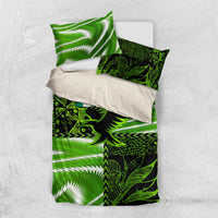 Nigeria Football Bedding Set Super Eagles Spirit - Wonder Print Shop