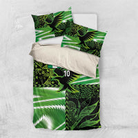 Custom Nigeria Football Bedding Set Super Eagles Spirit - Wonder Print Shop