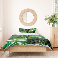 Custom Nigeria Football Bedding Set Super Eagles Spirit - Wonder Print Shop