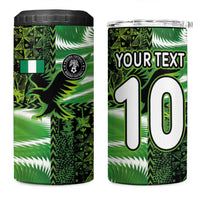 Custom Nigeria Football 4 in 1 Can Cooler Tumbler Super Eagles Spirit - Wonder Print Shop