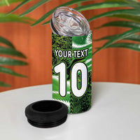 Custom Nigeria Football 4 in 1 Can Cooler Tumbler Super Eagles Spirit - Wonder Print Shop