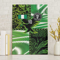 Custom Nigeria Football Canvas Wall Art Super Eagles Spirit - Wonder Print Shop