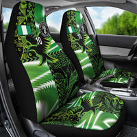 Custom Nigeria Football Car Seat Cover Super Eagles Spirit - Wonder Print Shop