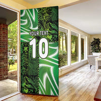 Custom Nigeria Football Door Cover Super Eagles Spirit - Wonder Print Shop