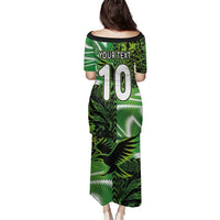Custom Nigeria Football Family Matching Puletasi and Hawaiian Shirt Super Eagles Spirit - Wonder Print Shop