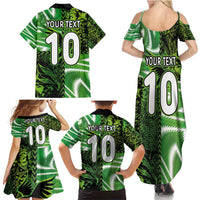 Custom Nigeria Football Family Matching Summer Maxi Dress and Hawaiian Shirt Super Eagles Spirit - Wonder Print Shop