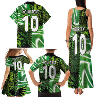 Custom Nigeria Football Family Matching Tank Maxi Dress and Hawaiian Shirt Super Eagles Spirit - Wonder Print Shop