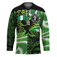 Custom Nigeria Football Hockey Jersey Super Eagles Spirit - Wonder Print Shop