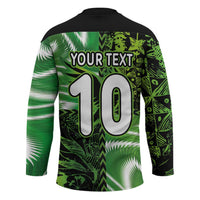 Custom Nigeria Football Hockey Jersey Super Eagles Spirit - Wonder Print Shop