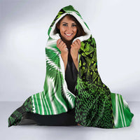 Custom Nigeria Football Hooded Blanket Super Eagles Spirit - Wonder Print Shop