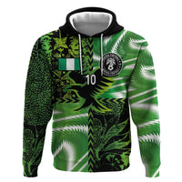 Custom Nigeria Football Hoodie Super Eagles Spirit - Wonder Print Shop