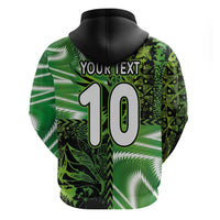 Custom Nigeria Football Hoodie Super Eagles Spirit - Wonder Print Shop