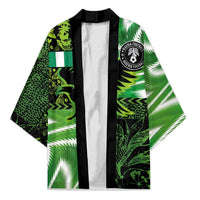 Custom Nigeria Football Kimono Super Eagles Spirit - Wonder Print Shop