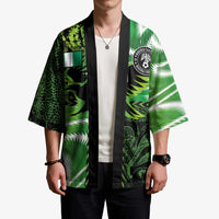 Custom Nigeria Football Kimono Super Eagles Spirit - Wonder Print Shop