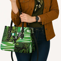 Custom Nigeria Football Leather Bag Super Eagles Spirit - Wonder Print Shop