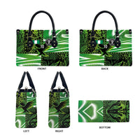 Custom Nigeria Football Leather Bag Super Eagles Spirit - Wonder Print Shop