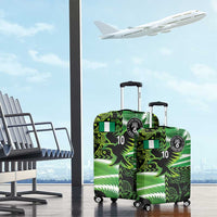 Custom Nigeria Football Luggage Cover Super Eagles Spirit - Wonder Print Shop