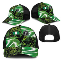 Nigeria Football Mesh Trucker Cap Super Eagles Spirit - Wonder Print Shop