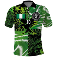 Custom Nigeria Football Polo Shirt Super Eagles Spirit - Wonder Print Shop