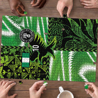 Custom Nigeria Football Puzzle Super Eagles Spirit - Wonder Print Shop