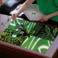 Custom Nigeria Football Puzzle Super Eagles Spirit - Wonder Print Shop