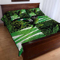 Custom Nigeria Football Quilt Bed Set Super Eagles Spirit - Wonder Print Shop