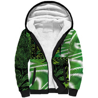 Custom Nigeria Football Sherpa Hoodie Super Eagles Spirit - Wonder Print Shop
