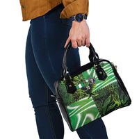 Custom Nigeria Football Shoulder Handbag Super Eagles Spirit - Wonder Print Shop