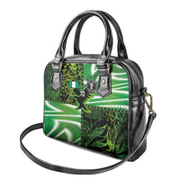 Custom Nigeria Football Shoulder Handbag Super Eagles Spirit - Wonder Print Shop