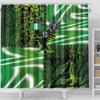 Custom Nigeria Football Shower Curtain Super Eagles Spirit - Wonder Print Shop