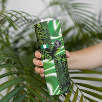 Custom Nigeria Football Skinny Tumbler Super Eagles Spirit - Wonder Print Shop