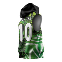 Custom Nigeria Football Sleeveless Hoodie Super Eagles Spirit - Wonder Print Shop