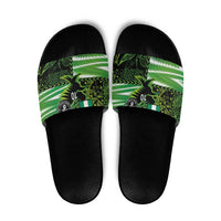 Custom Nigeria Football Slide Sandals Super Eagles Spirit - Wonder Print Shop