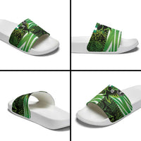 Custom Nigeria Football Slide Sandals Super Eagles Spirit - Wonder Print Shop