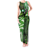 Custom Nigeria Football Tank Maxi Dress Super Eagles Spirit - Wonder Print Shop
