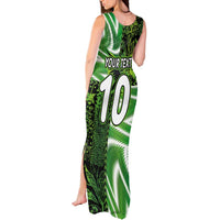 Custom Nigeria Football Tank Maxi Dress Super Eagles Spirit - Wonder Print Shop