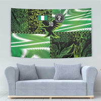 Custom Nigeria Football Tapestry Super Eagles Spirit - Wonder Print Shop