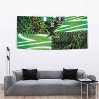 Custom Nigeria Football Tapestry Super Eagles Spirit - Wonder Print Shop