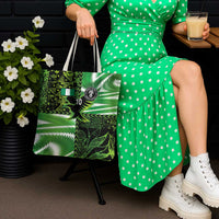 Custom Nigeria Football Tote Bag Super Eagles Spirit - Wonder Print Shop